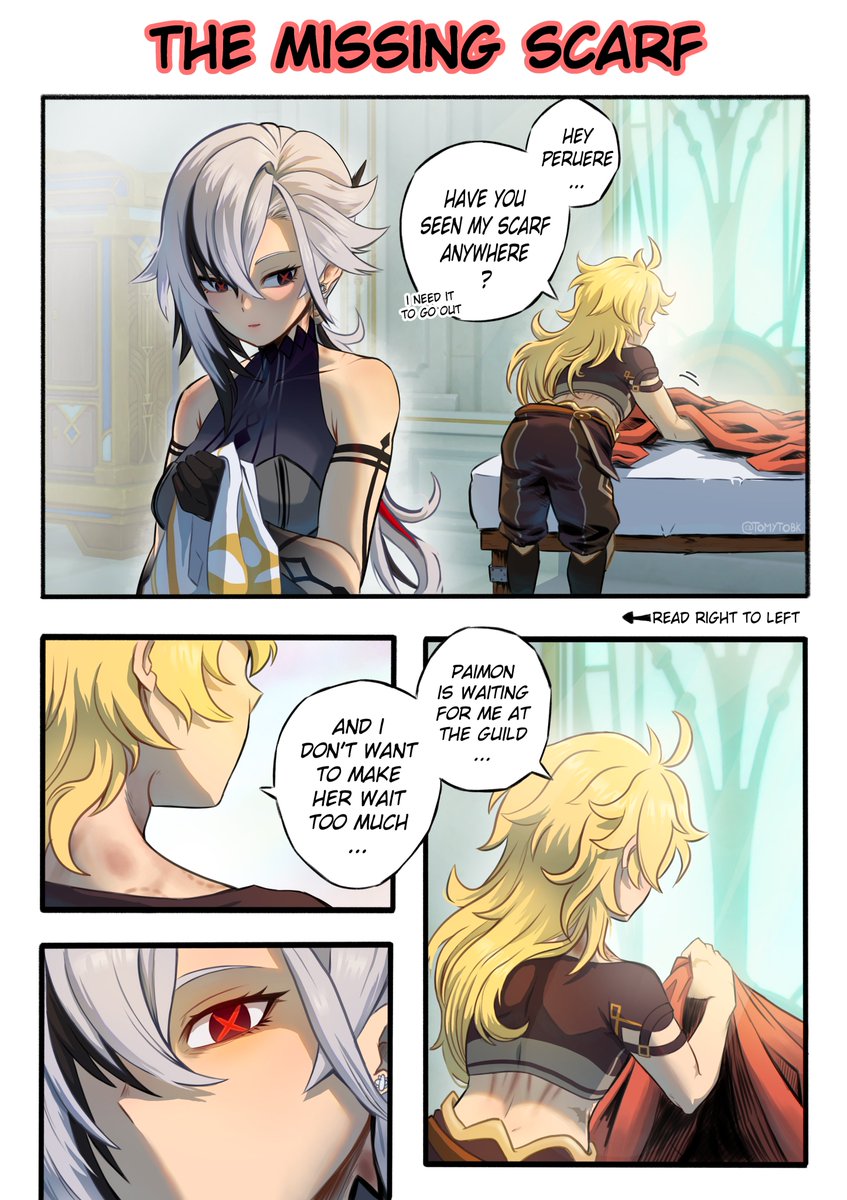 tomytobk's tweet image. #arlether // #aecchino comic

&quot;the missing scarf&quot;

#Aether #Arlecchino #GenshinImpact #原神 #Genshin #aetherxarlecchino #空