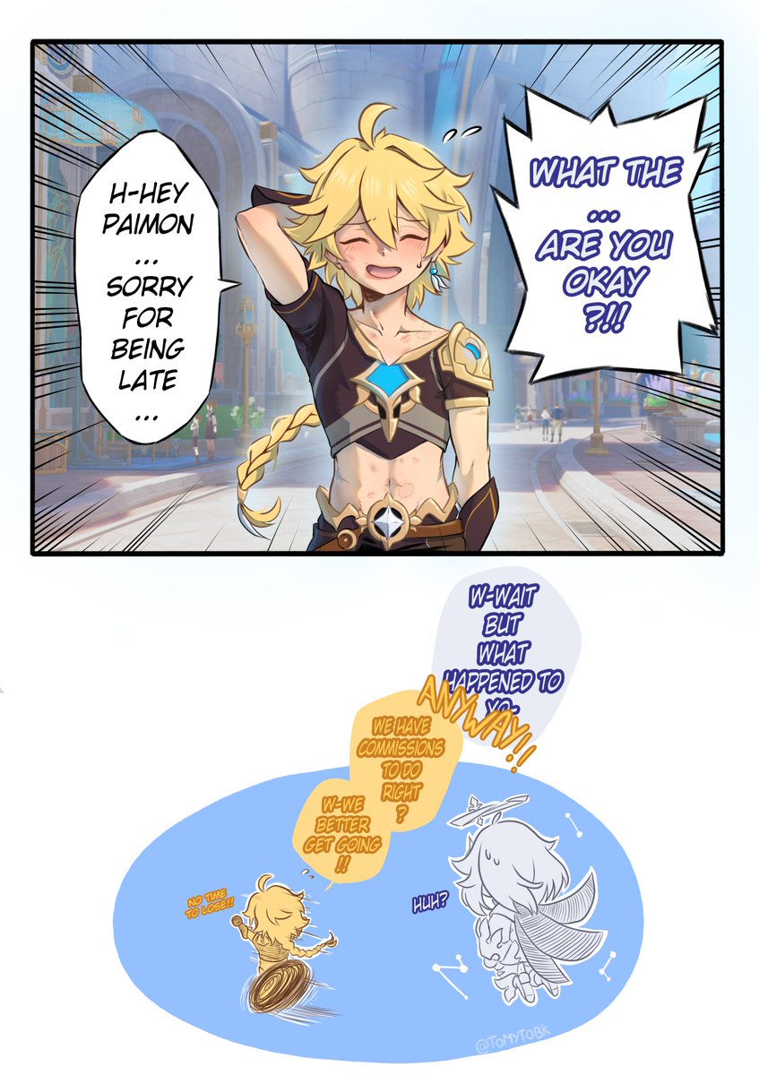 tomytobk's tweet image. #arlether // #aecchino comic

&quot;the missing scarf&quot;

#Aether #Arlecchino #GenshinImpact #原神 #Genshin #aetherxarlecchino #空