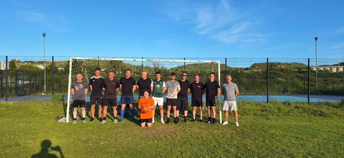 ⚽️ Thanks to our neighbours St Columb Community Fire Station for a friendly 6-a-side football match tonight. It was a good night and we must do it again soon! ⚽️