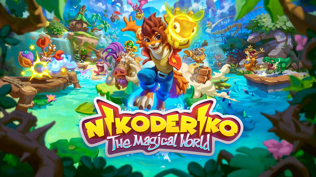 TyNN80s's tweet photo. #NikoderikoTheMagicalWorld from @GamesVea is one of the best looking #2DPlatformers I've seen in years!!!!!!! Full of detail to make it very reminiscent of #DonkeyKongCountryTropicalFreeze but taking it to the next level with #3DPlatformer sections full of detail and cool characters and set pieces!!!!!!! I can't wait for more details and how it will run and look on #NintendoSwitch very soon!!!!!!!