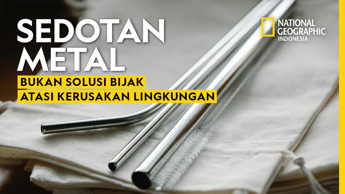 NGIndonesia's tweet photo. Ketika Sedotan Metal Bukan Solusi Bijak Atasi Kerusakan Lingkungan

Utas singkat 🥤 https://t.co/Sz4aEZkljZ