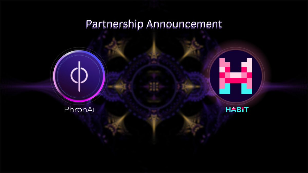 We are thrilled to announce our strategic partnership with <a href="/Phron_ai/">Phron AI</a>! 🦾✨ Together, <a href="/0xHabitNetwork/">Habit AI Network</a> and <a href="/Phron_ai/">Phron AI</a> will be revolutionizing dApp development by creating a scalable ecosystem with powerful #AI integration. 🚀🔗 Stay tuned for exciting updates! 🎉🔥🌐  #HABITToken