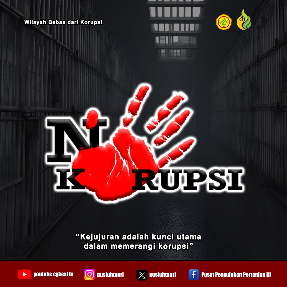 pusluhtanri's tweet photo. egakkan integritas, tolak korupsi! Karena masa depan cerah hanya bisa diraih dengan kejujuran dan tanggung jawab. #NoKorupsi #JujurAdalahKunci #BersihBermartabat https://t.co/6jjpgeP8YC