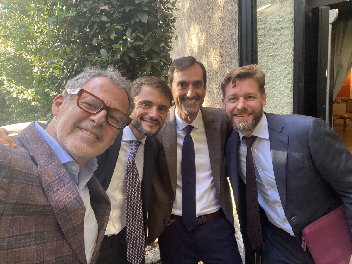 Dr. José Ángel Cabrera (@jacabreracardio) on Twitter photo Having the honor of participating in this great meeting that brings together international figures in CV medicine (#PLACE24), in the wonderfully city of Rome, but also sharing it with good friends and colleagues is a perfect combination.
<a href="/edobressi/">Edoardo Bressi</a> <a href="/OCanoPerez/">Óscar Cano</a> <a href="/micogriecomd/">micogriecomd</a> Having the honor of participating in this great meeting that brings together international figures in CV medicine (#PLACE24), in the wonderfully city of Rome, but also sharing it with good friends and colleagues is a perfect combination.
<a href="/edobressi/">Edoardo Bressi</a> <a href="/OCanoPerez/">Óscar Cano</a> <a href="/micogriecomd/">micogriecomd</a>