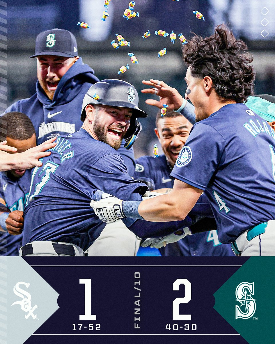 The Seattle <a href="/Mariners/">Seattle Mariners</a>:
-Have won 13 of their last 17 games
-Are a season-high 10 games over .500

Are they breaking away in the AL West?