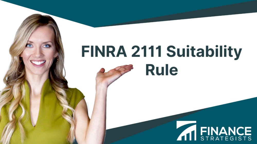 FinStrategists's tweet photo. The FINRA Suitability Rule was created in 2011 to address the growing number of reports that financial planners were steering their older clients into risky investments without regard to the client’s assets.

Read more by visiting: https://t.co/91nm1E3NYm

#financestrategists https://t.co/c7aK9iKnEk