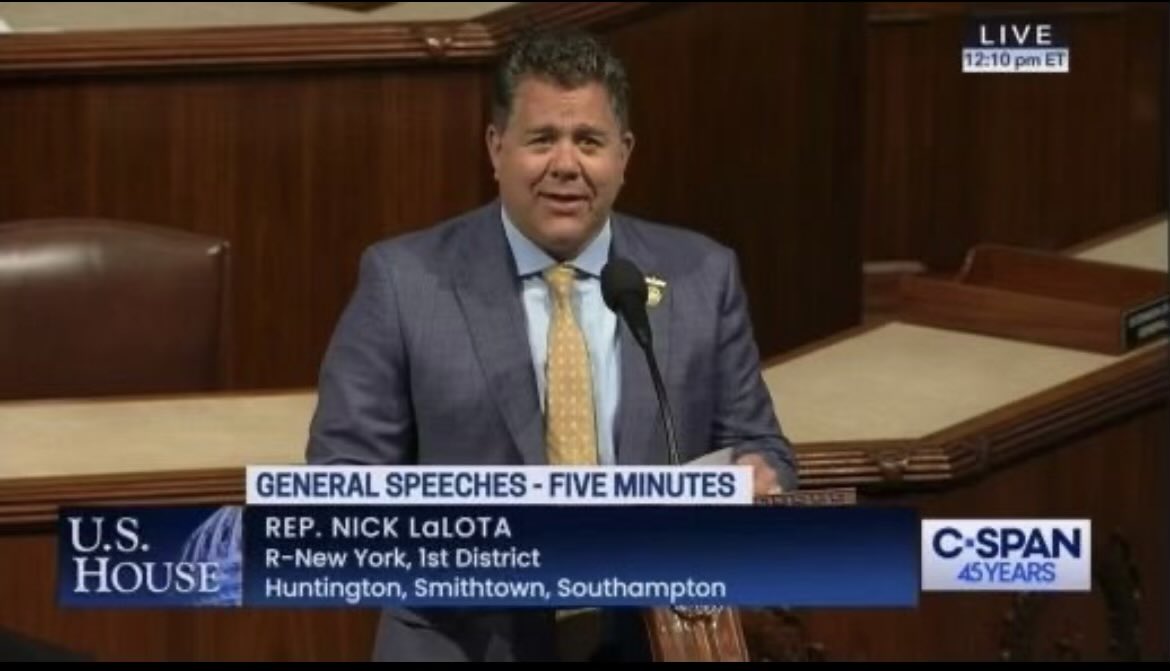Today, Congress honored the U.S. Coast Guard Auxiliary with a proclamation read by Rep. Nick LaLota recognizing the significant and enduring contributions of Auxiliarists across the nation.