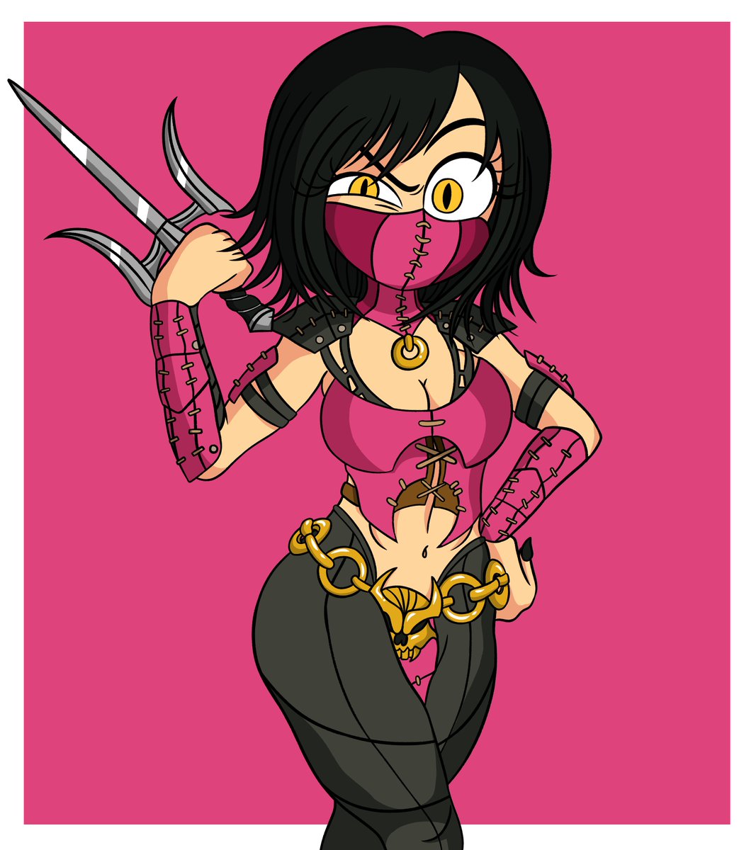 Dynopyotr_'s tweet photo. Mileena commission ✨ https://t.co/tGzPvQSa7s
