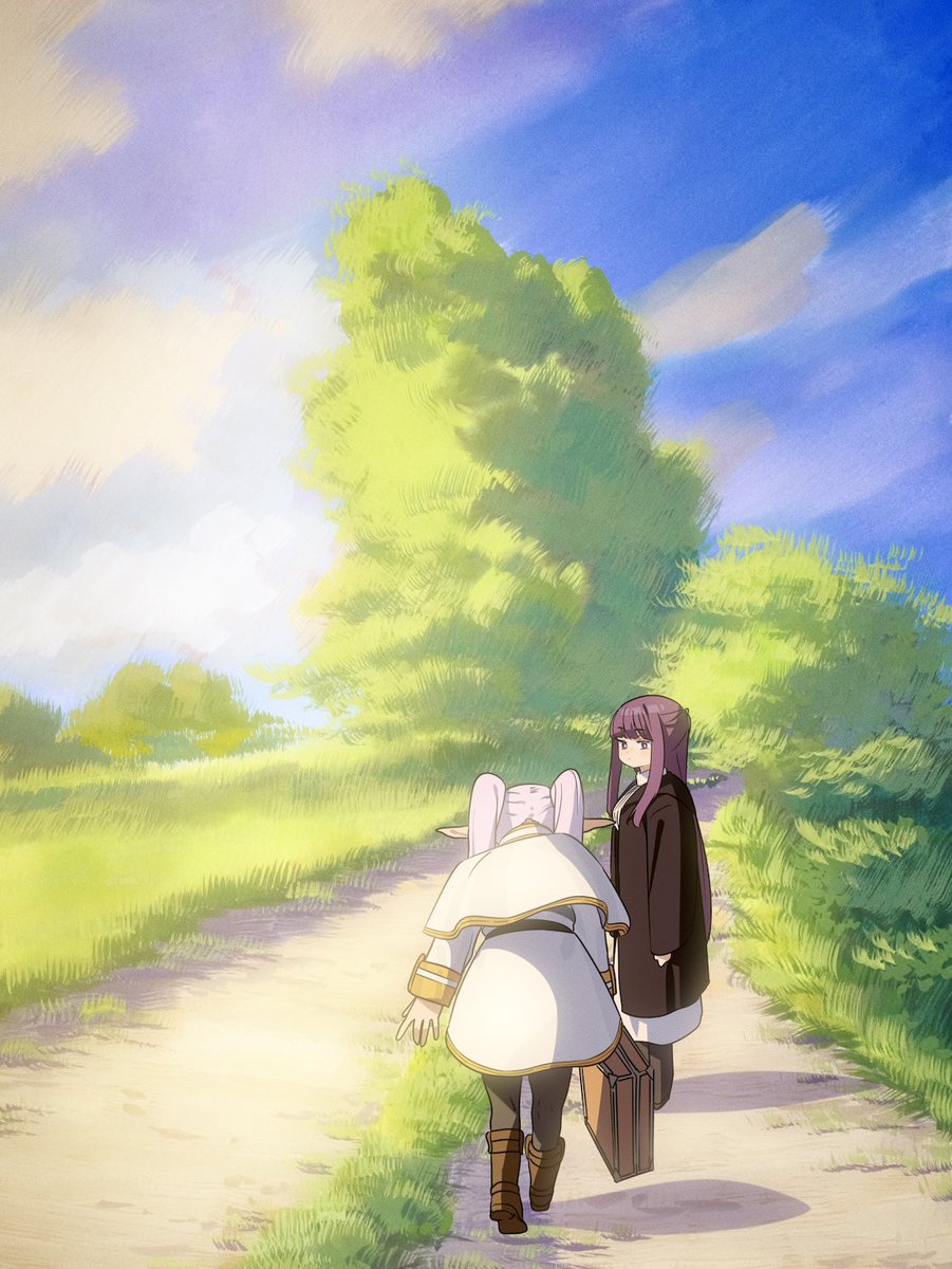 アナログ背景のフリーレンイラスト見て!! 