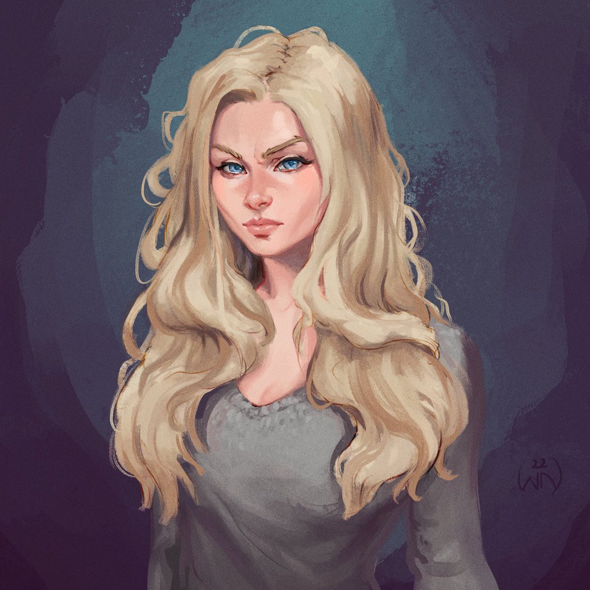 Portrait of Juva from the iron wolf by Siri Pettersen. I enjoyed this book so much! 

Painted with a rough textured brush.

The book series is an young adult fantasy book series. Painted in procreate

#jernulven #art #portrait #stylized #fanart #siripettersen #drawing #painting