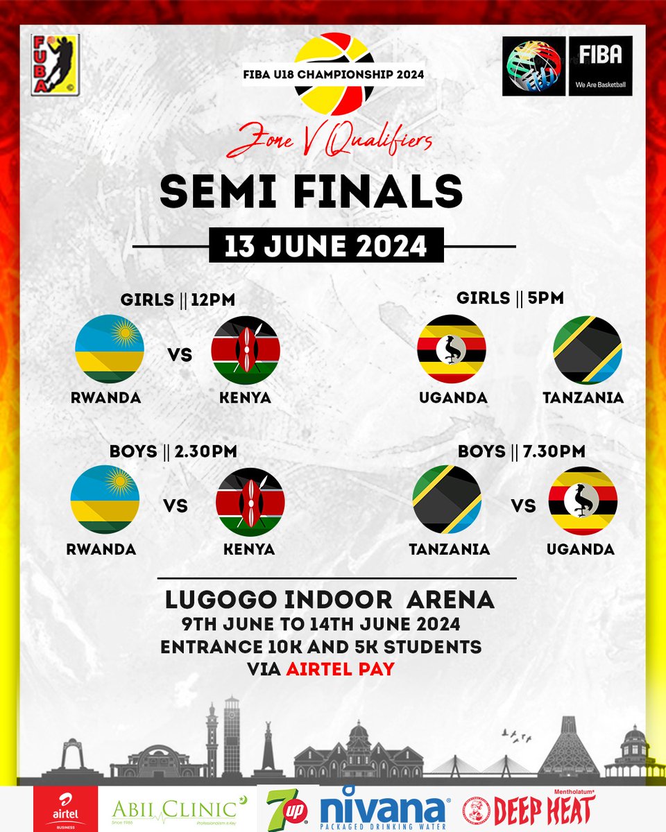 It's semi-finals day 🔥

#U18ZoneVQualifiers