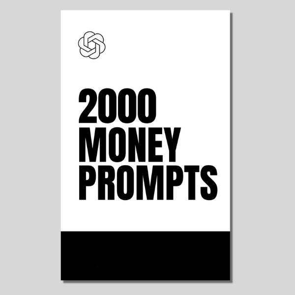 ChatGPT is a money-printing machine

But only if you know the right prompts

That's why I created "The Ultimate 2000+ Money Prompts"

→ 2000+ prompts
→ 5k AI Tools
→ A-Z Guide

And for 24/hr it's 100% FREE!

To get it:

• Like and retweet
• Comment "send", and Follow Me.
