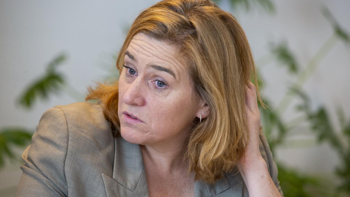 Elke Van den Brandt tacle Georges-Louis Bouchez : « Il s’en fout un peu de Bruxelles » lesoir.be/594809/article…