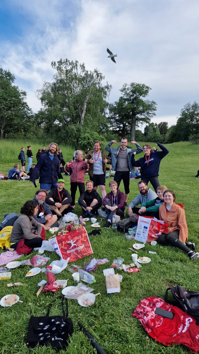 Yesterday, our team ran the Blodomloppet in Stockholm, to help draw attention to the importance of blood donation. We all ran 5 or 10 kilometers, we all made it to the finish, and got to recharge with a picnic! #blodomloppet