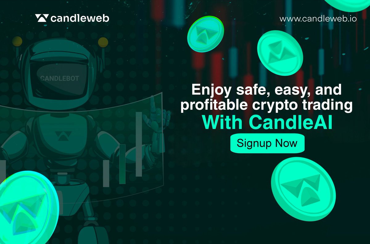 Candleweb_AI's tweet photo. Simplify your path to #trading success with #CandleAI.
Our AI trading bot is your trusted companion in the world of #crypto, providing a seamless and profitable trading experience.
Create a Free Demo Trade Today:
👉 https://t.co/wcPxcQdSBs https://t.co/Gmq4LpU2MD