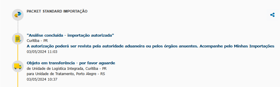 Gabriehl's tweet photo. Alo @correiosBR me ajuda aqui! Mais de 40 dias sem nenhuma atualização. Sei que está complicado, mas ajuda nós. https://t.co/X6GPzBSsu6