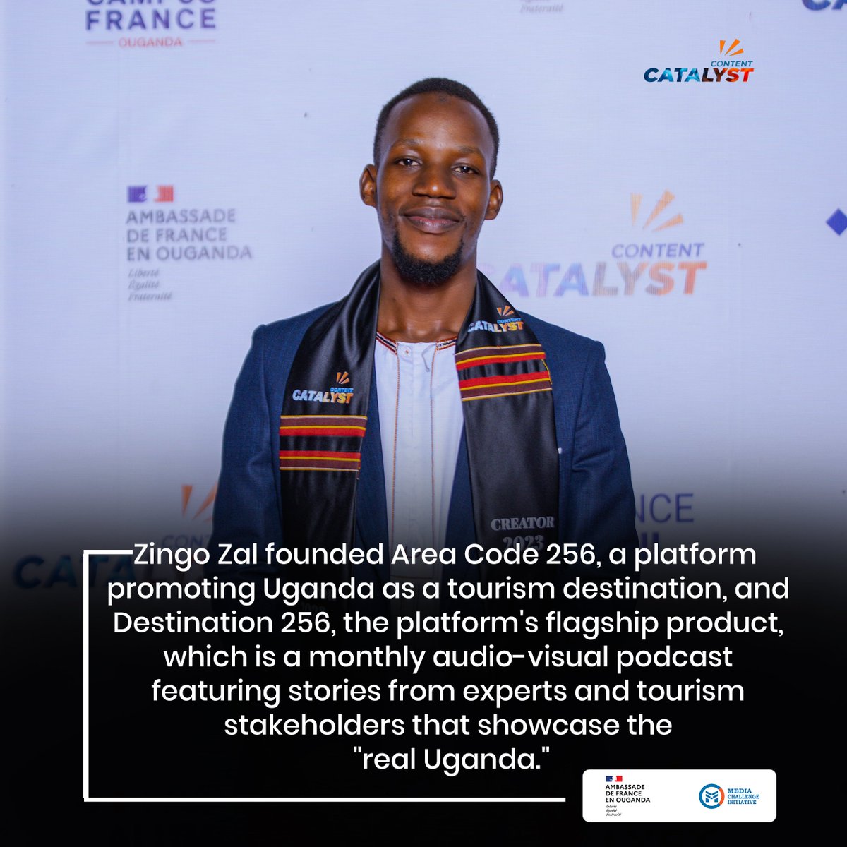 IMChallengeug's tweet image. Haruna Juma Zingo Zal is promoting destination Uganda through @areacode_256 and its flagship product @Destination256. Watch highlights from his launch of #AreaCode256 platform under the #ContentCatalyst23 program: youtu.be/fDiZDoHsOpQ?si…

The #ContentCatalyst23 program is in