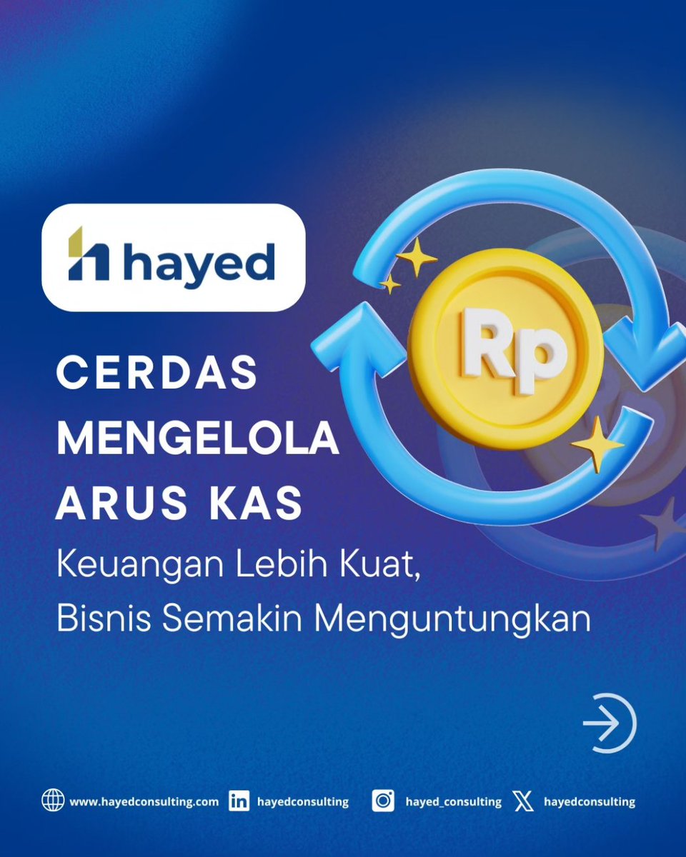hayedconsulting's tweet photo. Yuk, saksikan secara online, Webinar "Kelola Arus Kas dengan Cerdas", hanya di official youtube Hayed Consulting!
https://t.co/SnQlXkMaEs https://t.co/3aFvHTfKvb