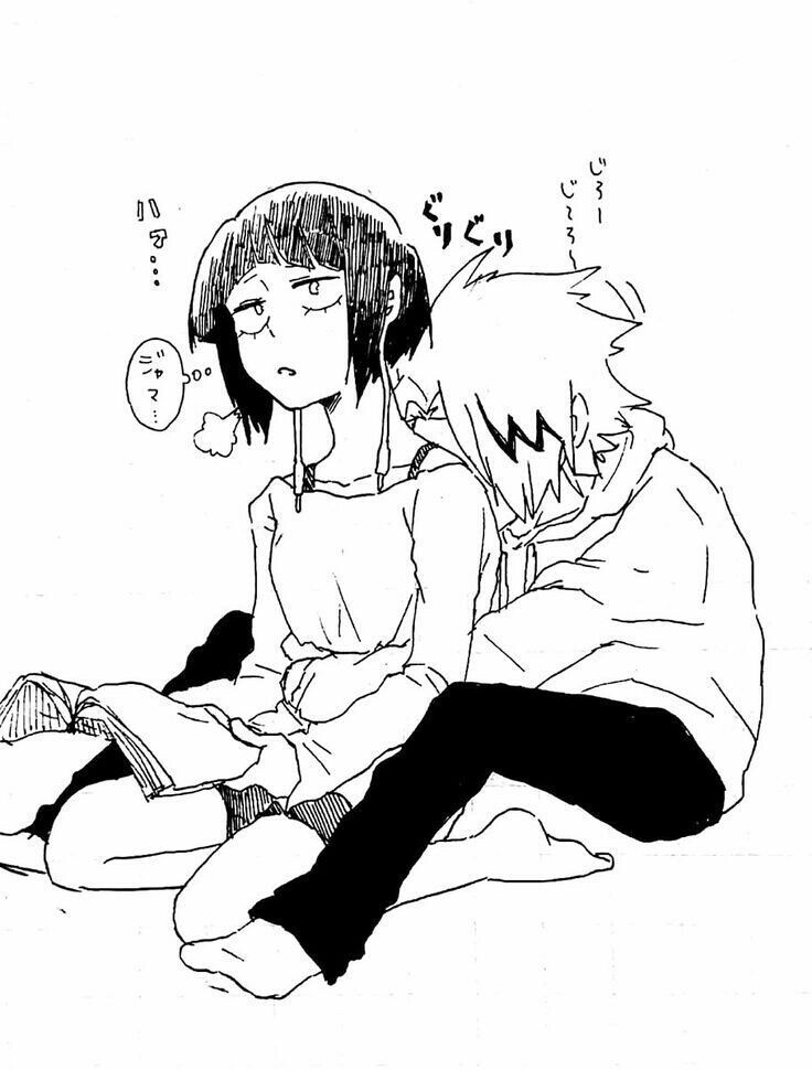 Earphonejack_m's tweet photo. Helping DENKI study but he's kinda high-... 😥 https://t.co/r5SgxK446l