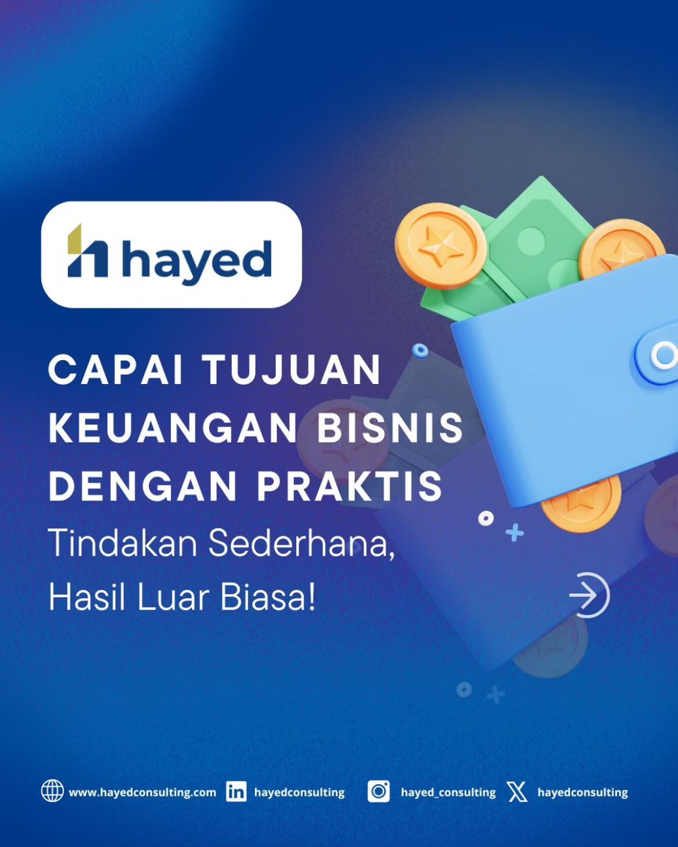 hayedconsulting's tweet photo. Yuk, saksikan secara online, Webinar "Langkah Praktis Mencapai Tujuan Keuangan Bisnis", hanya di official youtube Hayed Consulting!
https://t.co/SnQlXkMaEs https://t.co/QOxetUPQRO