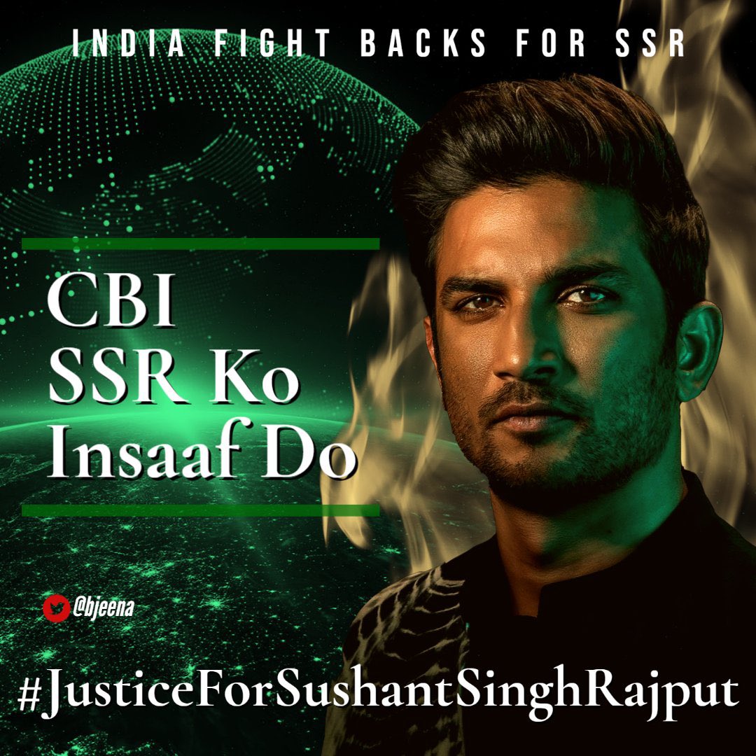 Sweetie (Celebrate Beloved Sushant Everyday ❤️✨) (@sushxrabbit) on Twitter photo It's been 1460 days since Sushant's brutal murder. But  no information we have get from CBI 
When will CBI Fast Track SSRCase ? On Oct 2020 CBI were in process to file the chargesheet &302 ... But after that nothing is happened 
When #JusticeForSushatSinghRajput served to him? It's been 1460 days since Sushant's brutal murder. But  no information we have get from CBI 
When will CBI Fast Track SSRCase ? On Oct 2020 CBI were in process to file the chargesheet &302 ... But after that nothing is happened 
When #JusticeForSushatSinghRajput served to him?