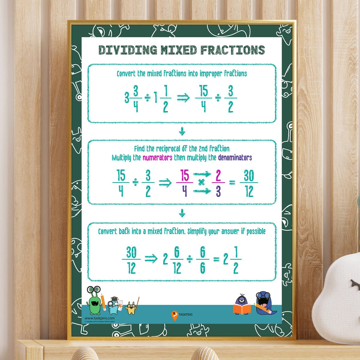 TaskPins's tweet image. #dividing #dividingmixedfractions #basicmath #easymath #mathmum #homeschoolmum #homeschoolmom #schoolready #giftedchild #giftedchildren