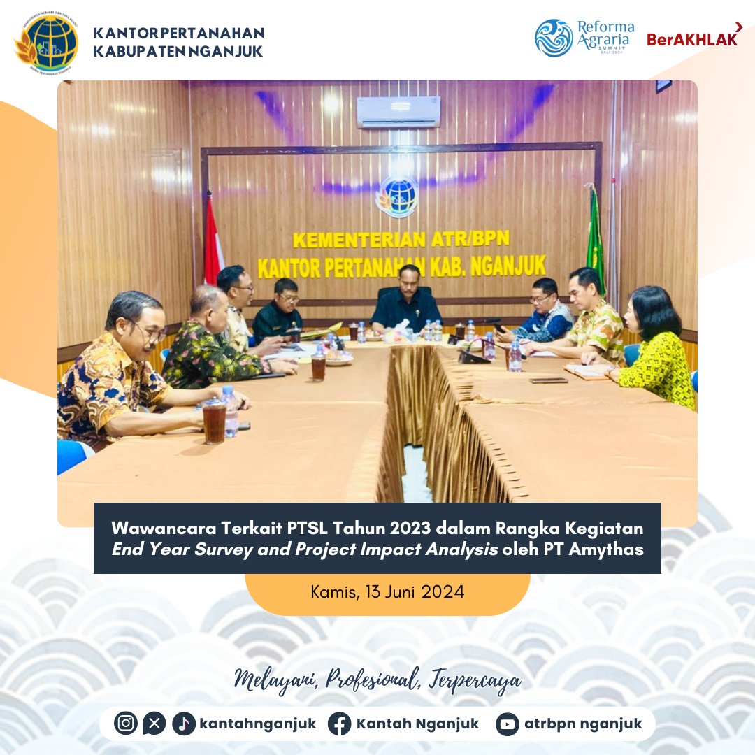 Kantor Pertanahan Kabupaten Nganjuk tweet media