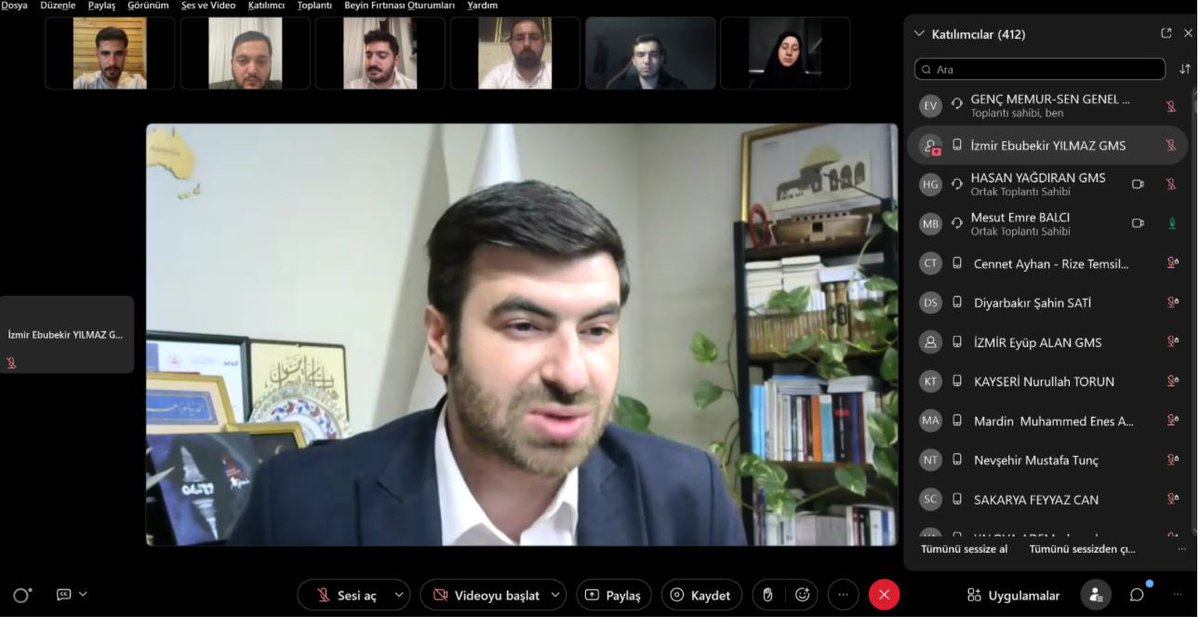 gencmemursen's tweet photo. Memur-Sen Genel Başkanımız Sn. @_aliyalcin_’ın teşrifleriyle Genç Memur-Sen Genel Başkanımız Sn. @mstemrebalci ’nın başkanlığında genel merkez ve il teşkilatlarımızın katılım sağladığı dönem sonu değerlendirme toplantımızı gerçekleştirdik. https://t.co/nKr10teBDr