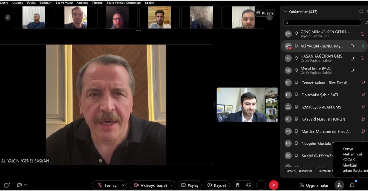 gencmemursen's tweet photo. Memur-Sen Genel Başkanımız Sn. @_aliyalcin_’ın teşrifleriyle Genç Memur-Sen Genel Başkanımız Sn. @mstemrebalci ’nın başkanlığında genel merkez ve il teşkilatlarımızın katılım sağladığı dönem sonu değerlendirme toplantımızı gerçekleştirdik. https://t.co/nKr10teBDr