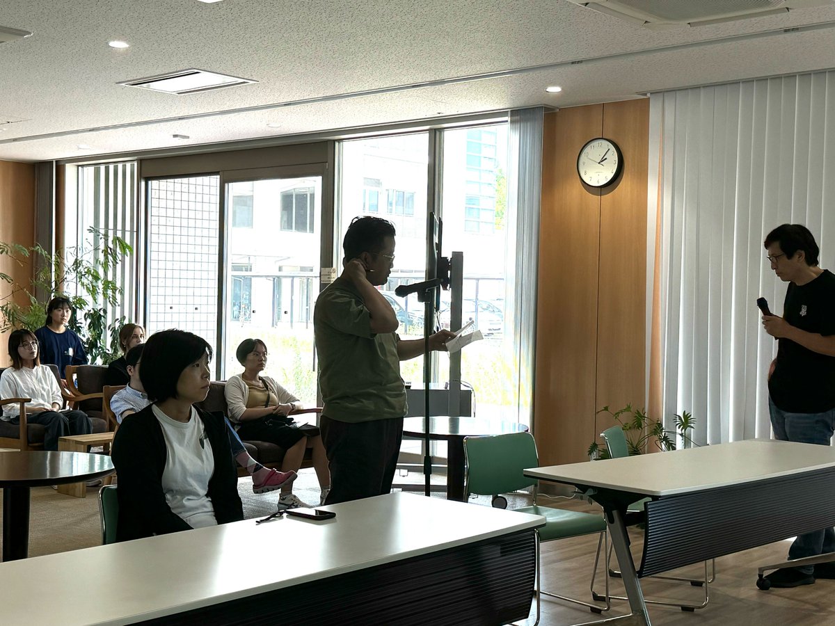 IRCMS_KU's tweet photo. This weeks's WIM was presented by Dr. Weng Wei from Sheng Lab (@5_birds). 🙋♂️It was a great seminar and discussions were insightful!😆
#IRCM #Kumamotouniversity #熊本大学 https://t.co/OoZb49iU6o