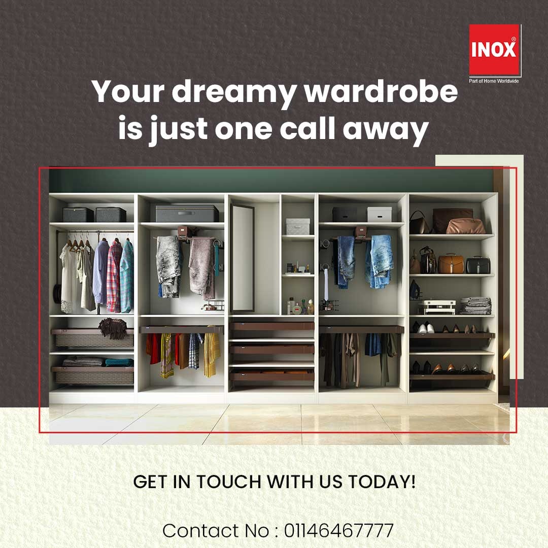 decor_inox's tweet image. Transform your space with INOX Decor's elegant and functional wardrobe ensembles. Don't wait any longer—get in touch with us today and make your dream wardrobe a reality!

📞 Contact Us Now!

#WardrobeEnsembles #INOXDecor #DreamWardrobe #HomeOrganization #StylishLiving
