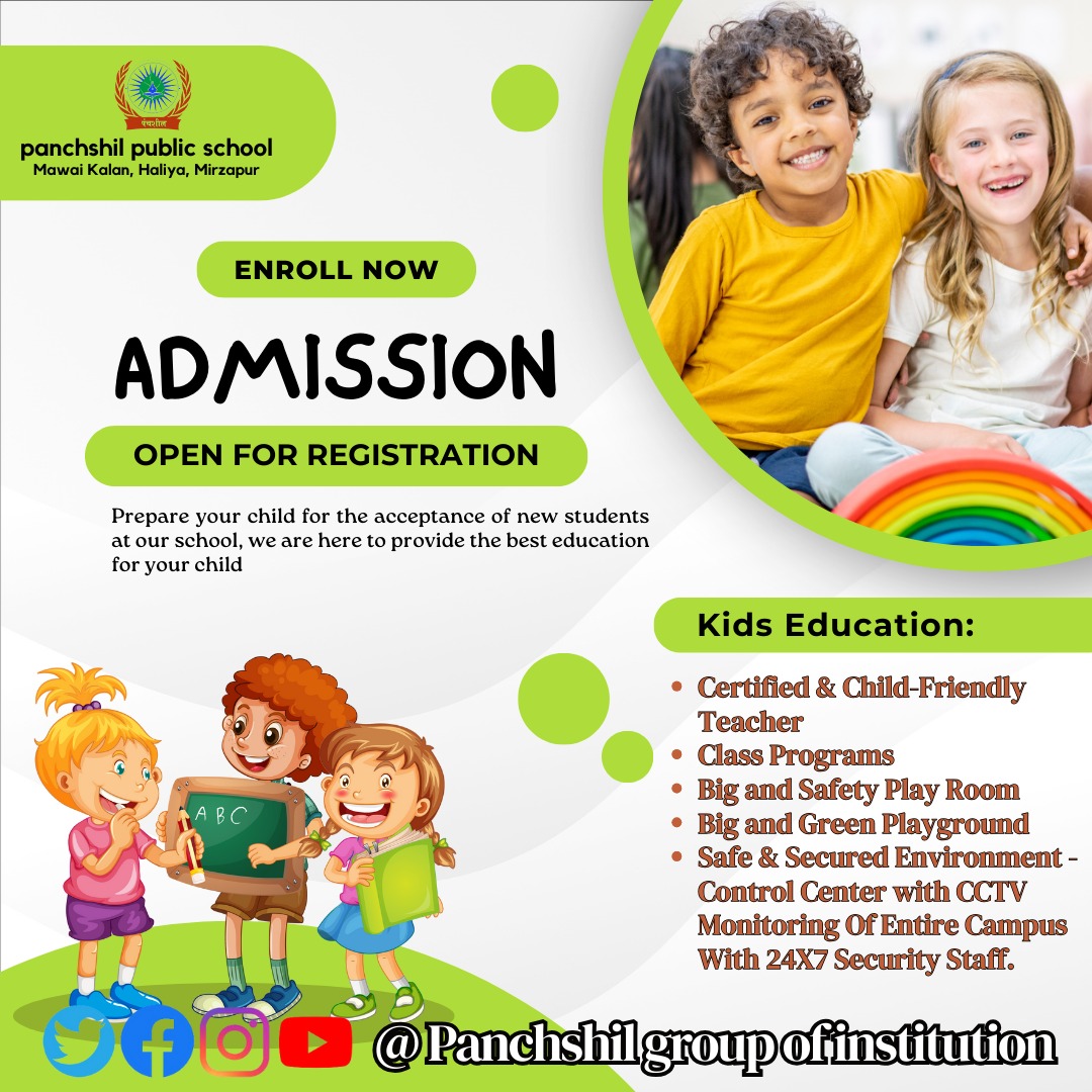 Panchshil2022's tweet photo. School admission open for registration.
#kid #schooltrip #mirzapur #rewa #admissionopennow https://t.co/IrbtISEIKc