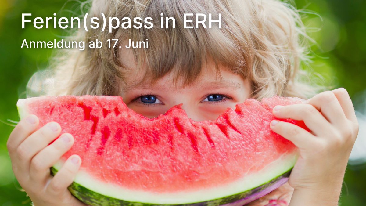LRA_ERH's tweet photo. In fünf Tagen könnt ihr euch bzw. eure #Kinder wieder zum ERH-#Sommerferienprogramm anmelden 🖱️

Die Auslosung erfolgt am 01. Juli 2024.
Ab da könnt ihr auch die #Ferienpässe (Gutscheinhefte) bestellen. 

Infos &amp; Programm: https://t.co/PTLJJFdx4R https://t.co/Gqz5kCZncE