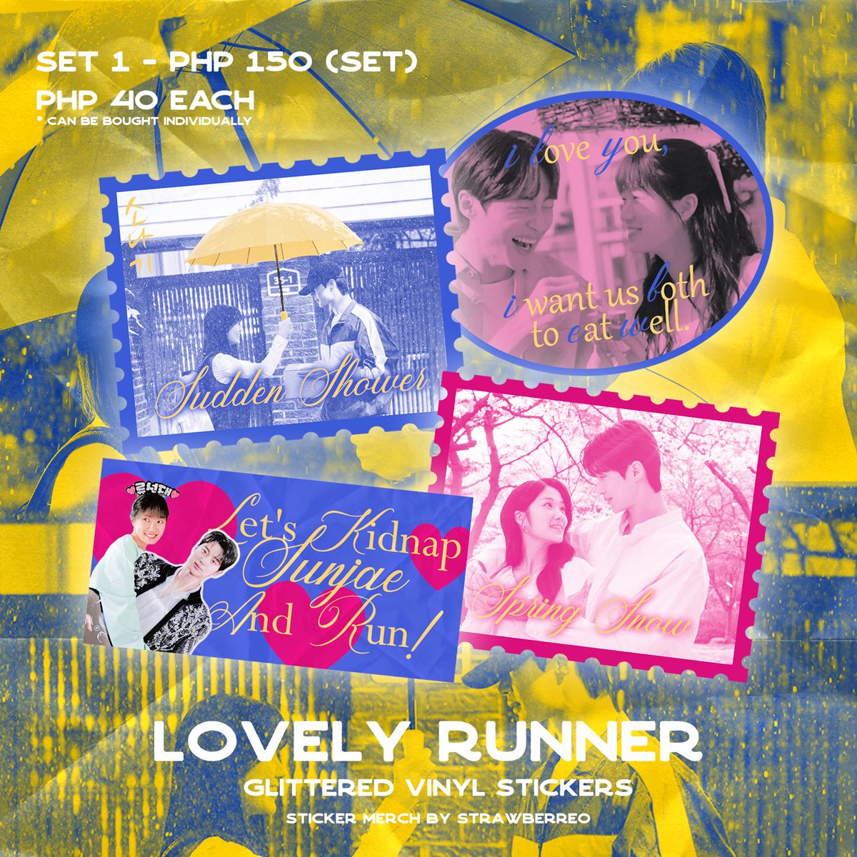 strawberreo's tweet photo. wts lfb ph • #strawberreosells 

꒰ lovely runner sticker sets ꒱⁠˖⁠♡
✧⁠* click the order form for more info
https://t.co/VKG0vDeCdv

GIVEAWAY
✧⁠ like and rt
✧⁠ mention a mutual
✧⁠ will announce winner after pre-order period, goodluck!

🏷️ ryu sunjae im sol soljae https://t.co/A9Mf2uovKt