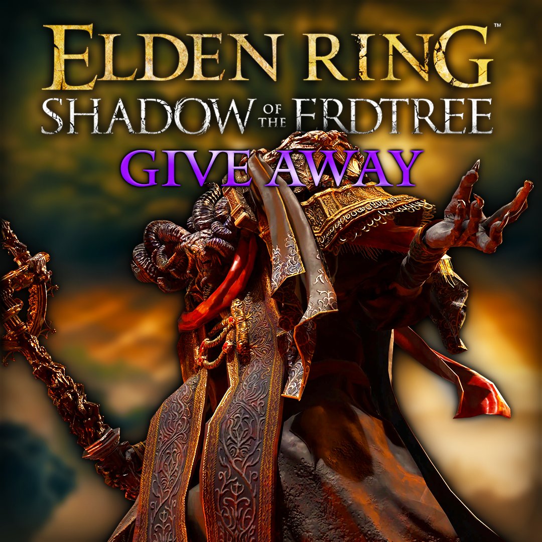 Elden Ring's Shadow of the Erdtree DLC is just a few days away and I want to make sure everyone has a chance to play it!

To enter the giveaway just do the following:
-Follow me
-Like this post
-Retweet this post

Thanks everyone!

Winner chosen on 6/20!