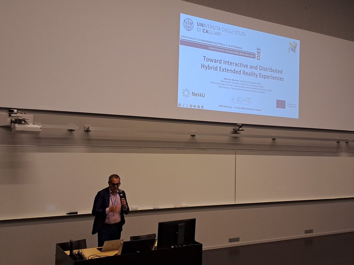 mario_montagud's tweet photo. Session on #EU @HorizonEU projects presentation at #ISIM2024 workshop, co-located with @ACMIMX #ACMIMX2024 #SIGCHI #SIGMM 🔝 Thanks to the projects' representatives for their enlightening talks, which boosted rich interaction and hopefully new ideas &amp; collaborations! 😀 @sigchi https://t.co/NFl1y1CdxQ