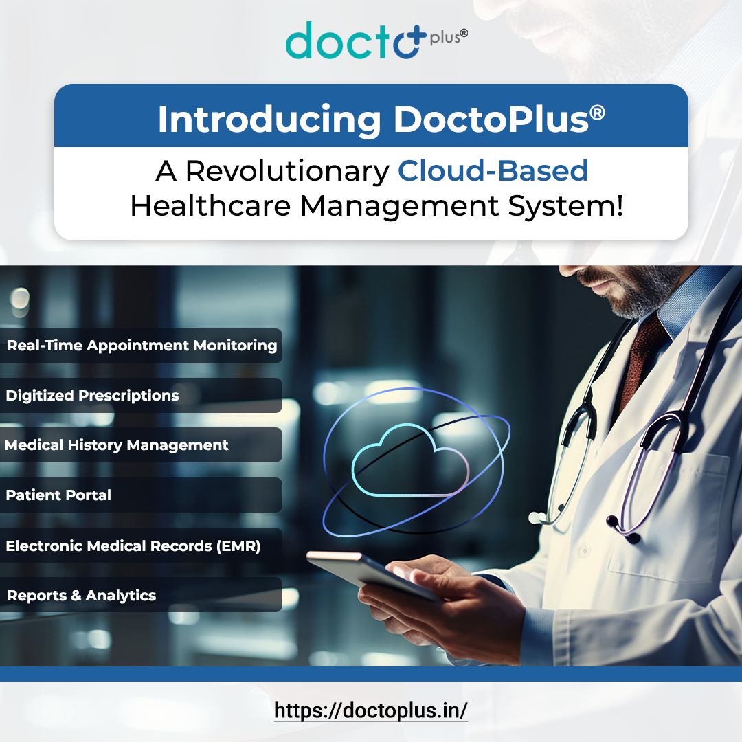PlusDocto's tweet image. Introducing DoctoPlus®: A Revolutionary Cloud-Based Healthcare Management System!
Read @ buff.ly/3x54sY5
#DoctoPlus® #DigitalClinic #NotificationAlert #ClinicManagement #health #Cloud-Based #prescription #healthcare #Digitizedprescription #Clinics #Notification #care