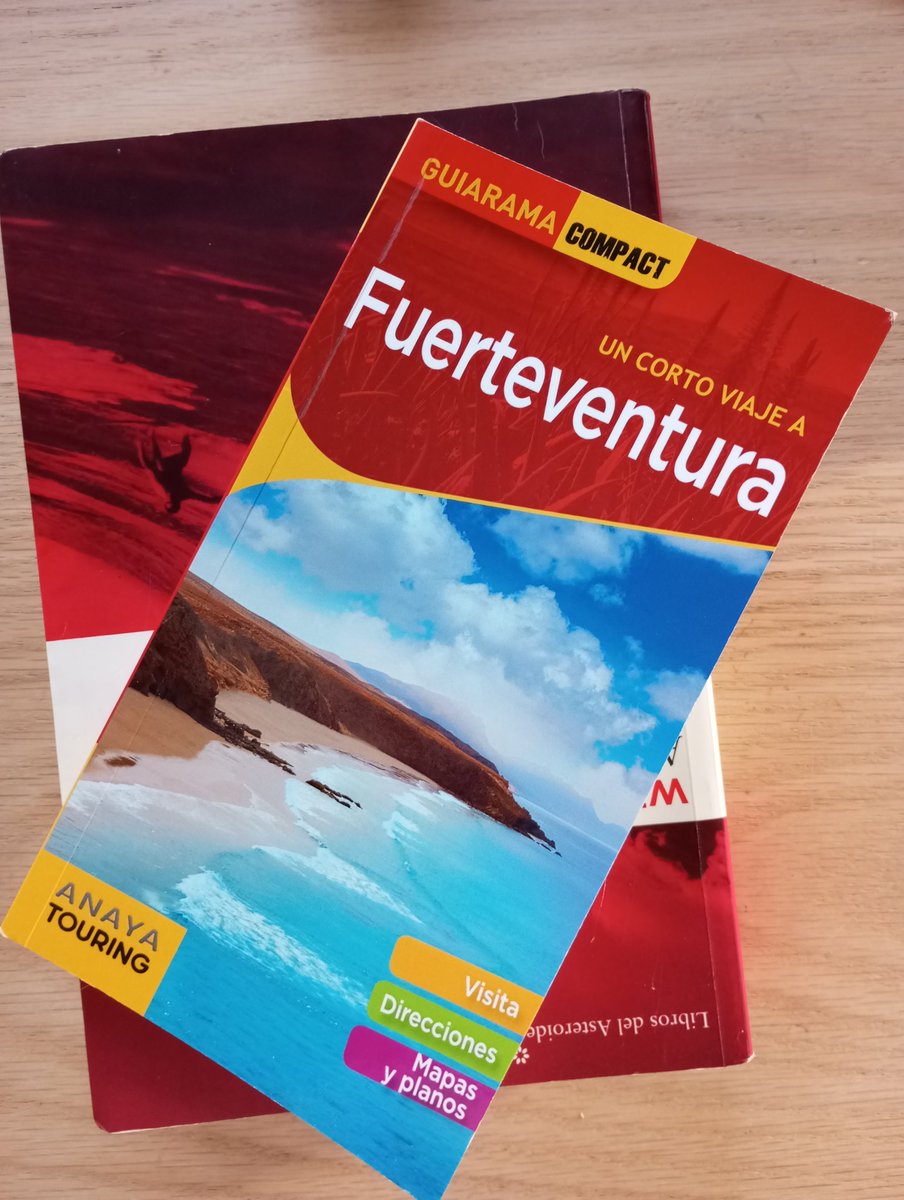 losviajesdepepa's tweet photo. #buenosdias en 4 días nos vamos con @viajerosanaya a #Fuerteventura ❤️.

¿Averiguas cual es el libro 📕 de lectura que me acompaña?🫴🏻
#libros #fuerteventura #cotillo #islascanarias #viajar https://t.co/sAO9vmC2sQ