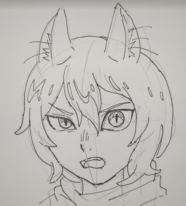 #1日1模写Ⅳ 170/365
ダンジョン飯のイヅツミちゃん、
どストライクなんだよね…可愛い💕✨ 