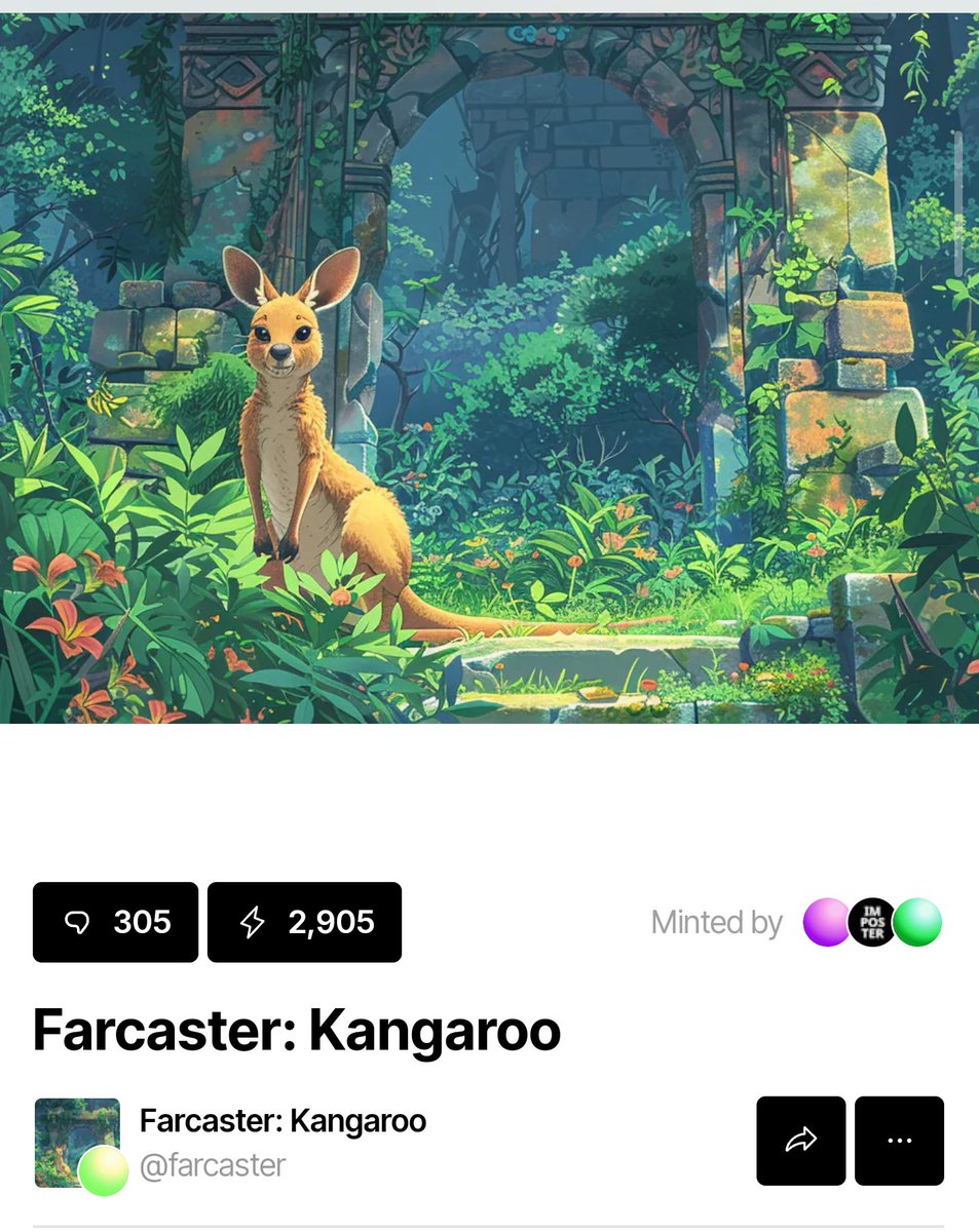 mztacat's tweet photo. 🃏 Farcaster Mint on Zora 

Official Farcaster: 35k followers on Zora

Zora and it's $60M raised, added this to my Collection, I now mint once every two weeks.

   📍Visit: 
https://t.co/CreXX9p8Wv
   ⭐️ Connect Wallet
   ⭐️ Mint on any Network

🚦Follow Farcaster on Zora
https://t.co/FOVkInTs8K