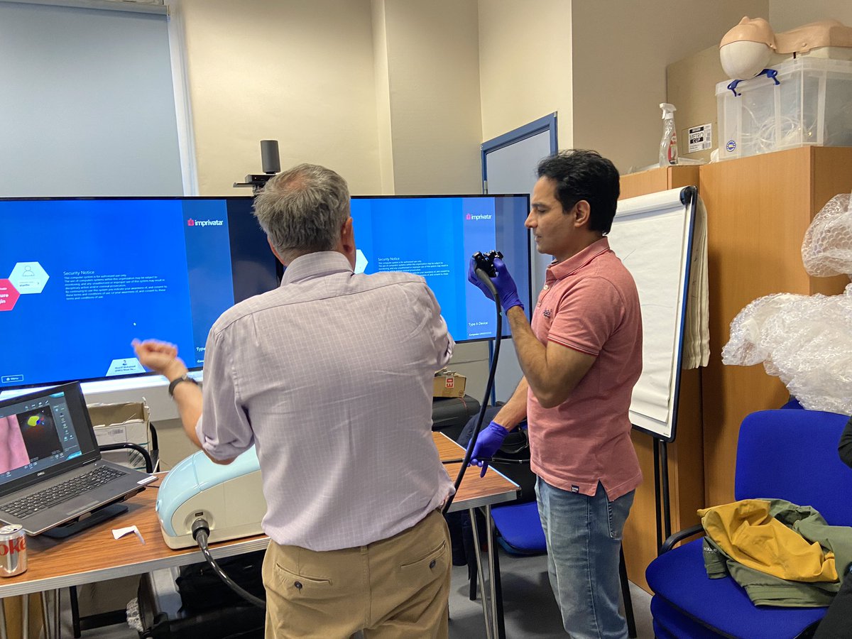 MIFShariff's tweet photo. We were very happy to run our 2nd JAG Endoscopic Ultrasound course at Watford this week. Fantastic delegates and faculty! Thank you @dredgodfrey @WestHertsNHS https://t.co/ZtDTCkydVw
