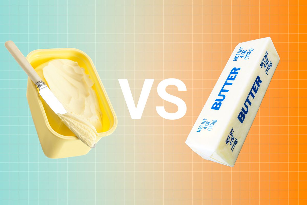 What do Canadians think is healthier: Butter or Margarine?

Answer: Butter 69% vs. Margarine 31%

More on what Canadians think about health, nutrition, and fitness in our latest survey.

Full details: abacusdata.ca/the-dynamics-o…

#health #nutrition #fitness