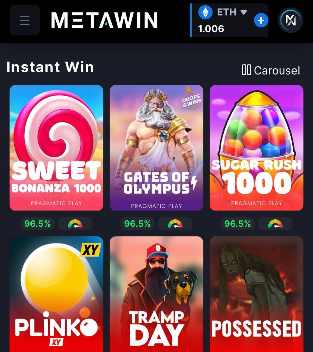 gonna hop on @meta_winners to end the night

suggestions on what to play?