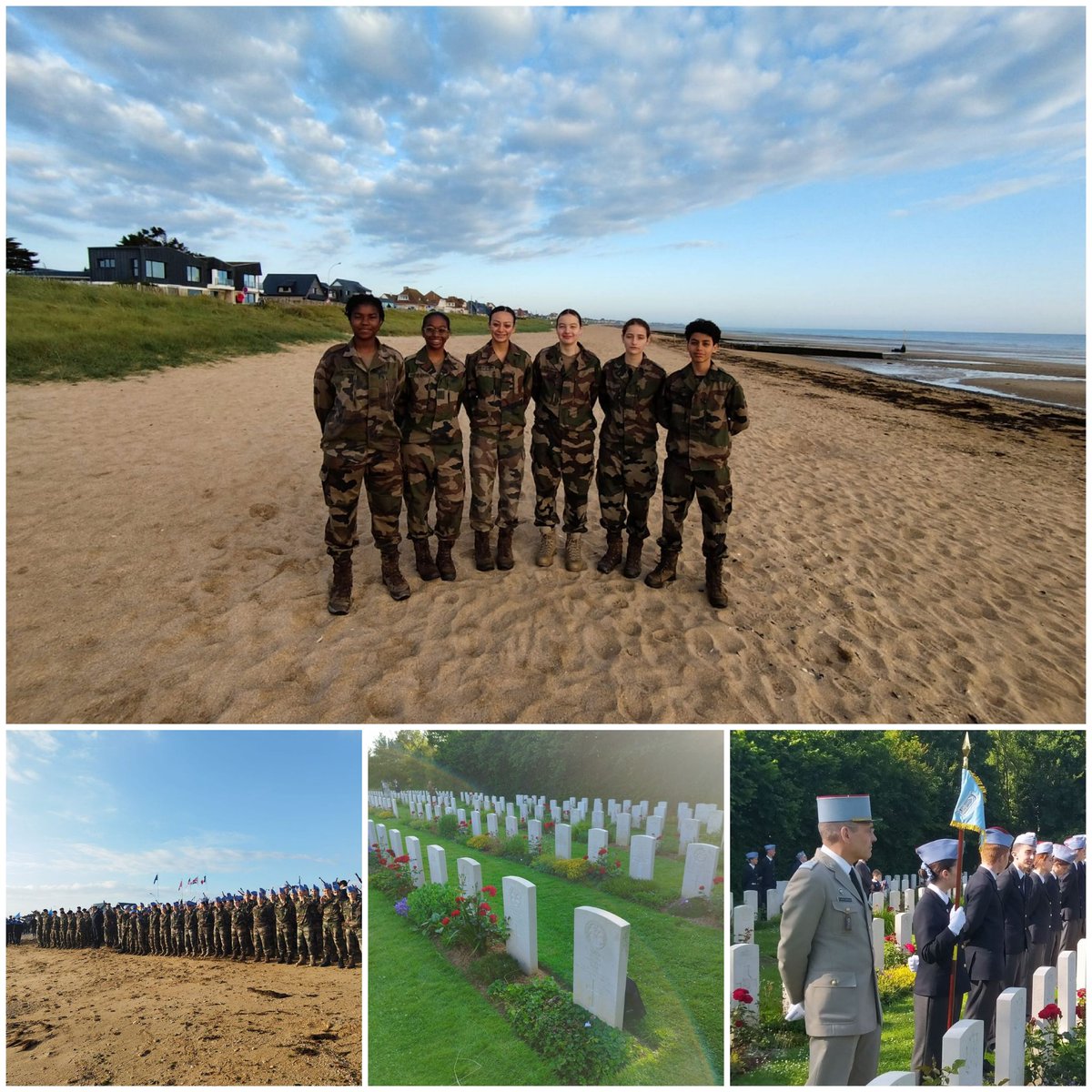 Les cadets de la défense de Jean Zay se sont rendus en Normandie la semaine dernière pour les commémorations du débarquement. Au programme: 2 rencontres,  9 cérémonies, 4 musées et 50km de marche en 3 jours! 
<a href="/ENSOAOfficiel/">École nationale des sous-officiers d’active</a> <a href="/Lescadetsensoa/">Les cadets de la défense de l'ENSOA</a>