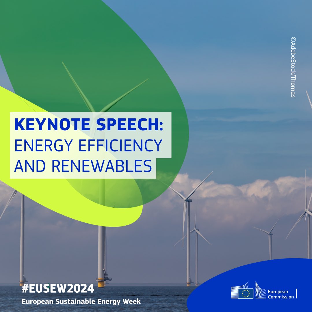 Energy4Europe πͺπΊ (@energy4europe) on Twitter photo Deputy DG <a href="/MWorsdorfer/">Mechthild WΓΆrsdΓΆrfer</a> will open #EUSEW2024's 3rd day at 09.00 (CEST) with a keynote speech on #EnergyEfficiency and #Renewables.
It will introduce the EU's priorities for reducing #EnergyConsumption & increasing the development of #RenewableEnergy.
π bit.ly/3KwTHAV Deputy DG <a href="/MWorsdorfer/">Mechthild WΓΆrsdΓΆrfer</a> will open #EUSEW2024's 3rd day at 09.00 (CEST) with a keynote speech on #EnergyEfficiency and #Renewables.
It will introduce the EU's priorities for reducing #EnergyConsumption & increasing the development of #RenewableEnergy.
π bit.ly/3KwTHAV