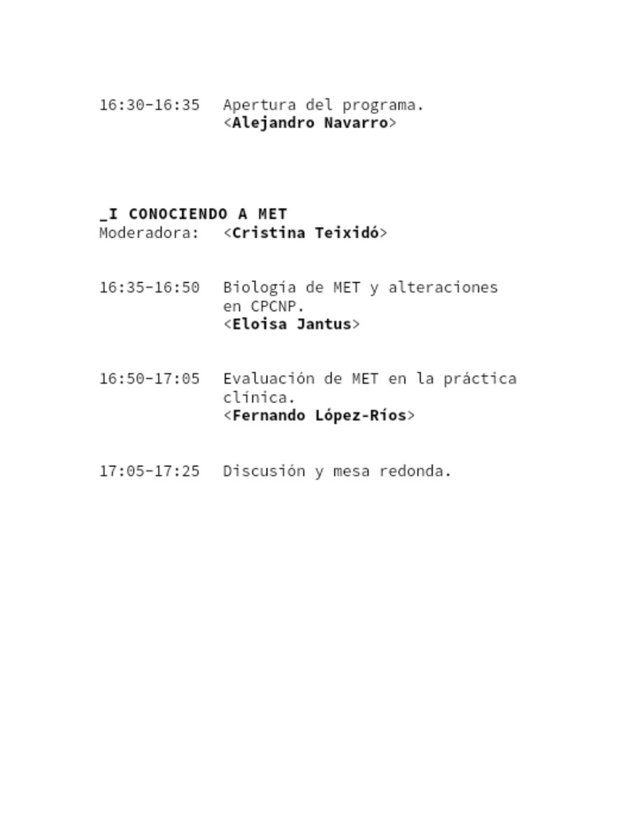 ANavarro_MD's tweet image. Next week we have a new session! 📢 &apos;Coding Lung Cancer: MET&quot; Wed 19th June (16:30h-18:30h).  Excellent speakers, in streaming and free registration 👉 aventik.es    #codinglungcancer #MET #biomarkers #🫁 #lungcancer