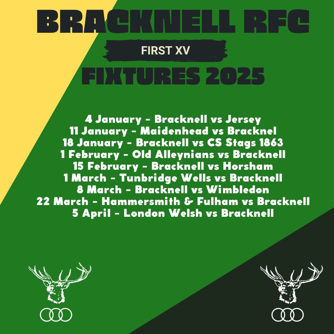 Here are the confirmed fixtures for our First XV Mens Team for the 2024/25 season in the @englandrugby Regional 1 South Central league #Rugby #RugbyUnion #rugbygram #rugbylife #rugbyworld