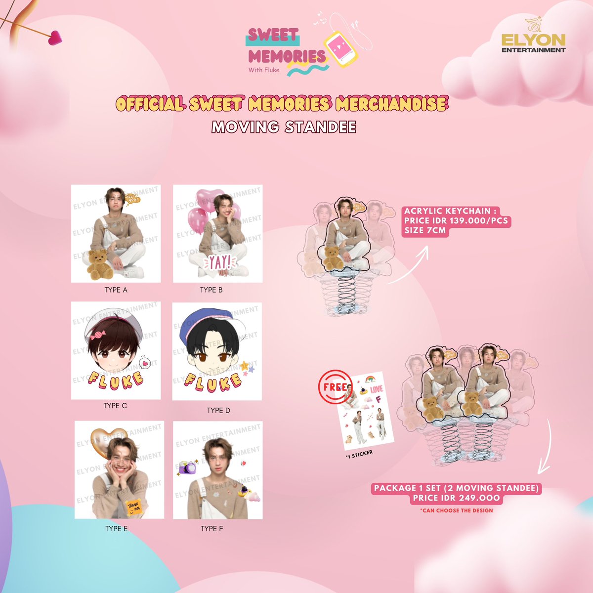 ElyonManagement's tweet photo. Merchandise Fluke Special event Sweet memories available on https://t.co/eoQ9ptc3hI

Stay tune on June 16,2024
Time : 01.00 p.m (GMT+7) Thailand time/Jakarta time.

Happy shopping ✨

#sweetmemorieswithflukeinjakarta #เจ้าแก้มก้อน https://t.co/KDtXJ1xr4v
