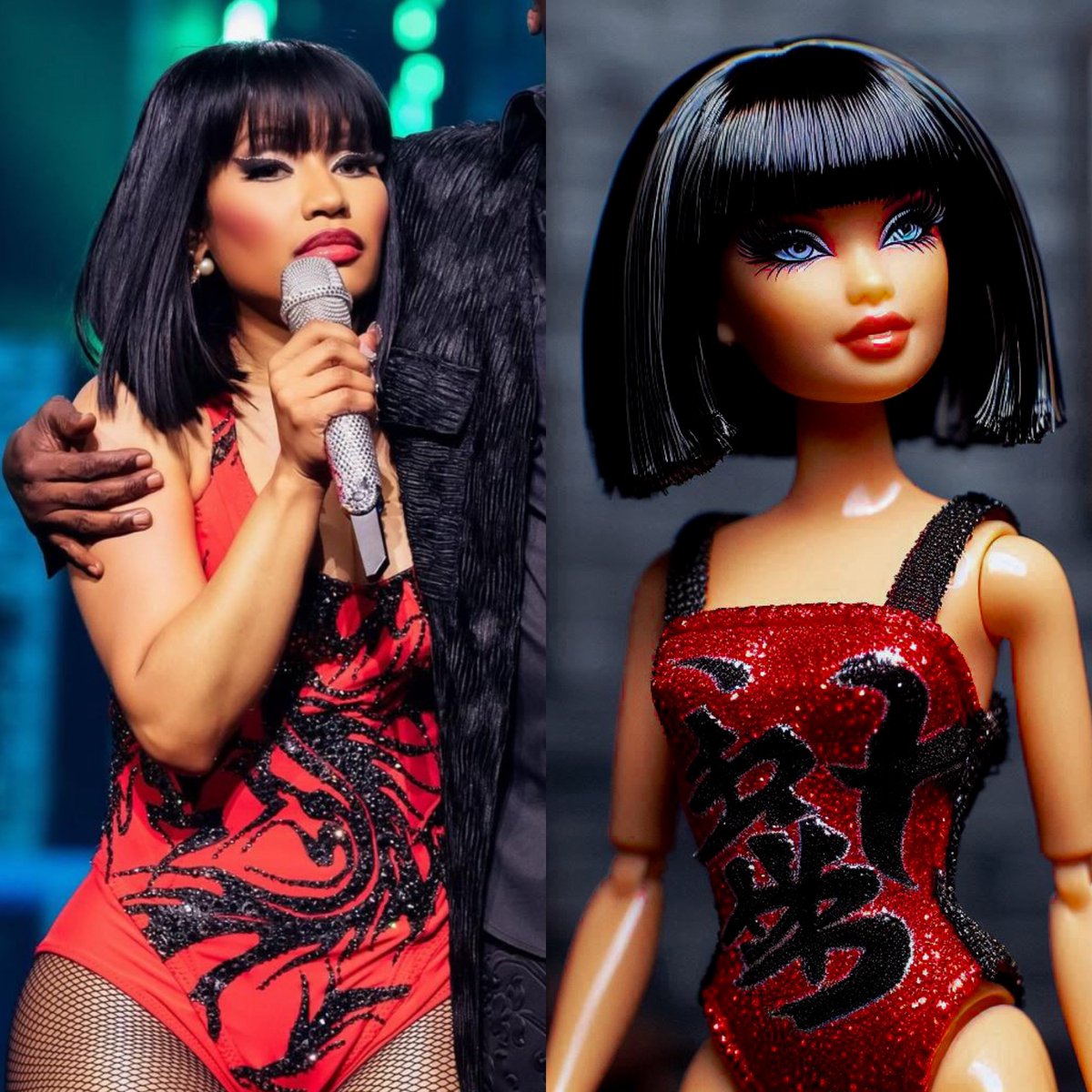 Nicki Minaj as a Barbie Doll, image size:1200x1200