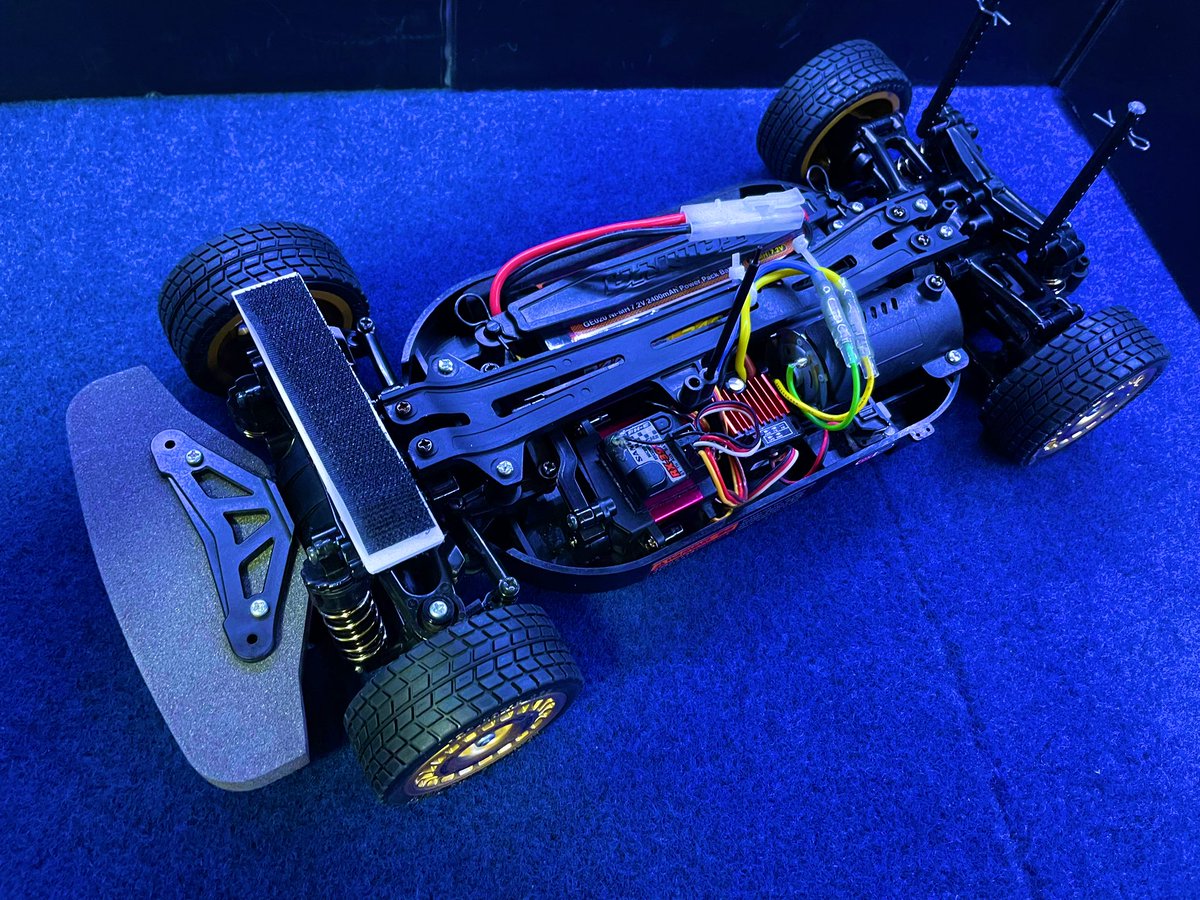 RC_GRRET's tweet photo. タミヤTT-01 TYPE-E スバルインプレッサ2004メキシコ🇲🇽
完成しました🎉

念願の涙目インプレッサです。 https://t.co/l1cQtpzRQZ